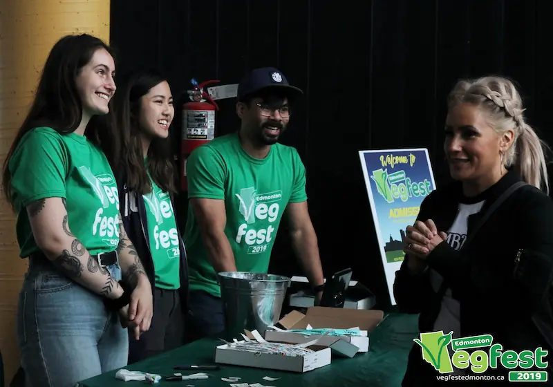 VVoA community volunteers at an event