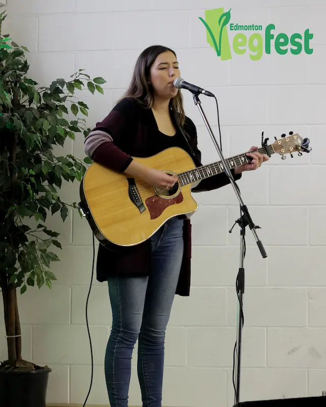Live performances at VegFest Edmonton
